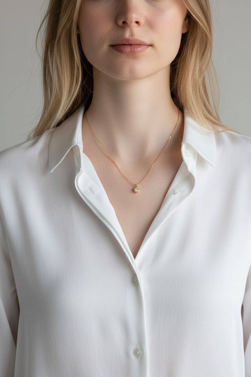 Cadena Punto de Luz Cristal