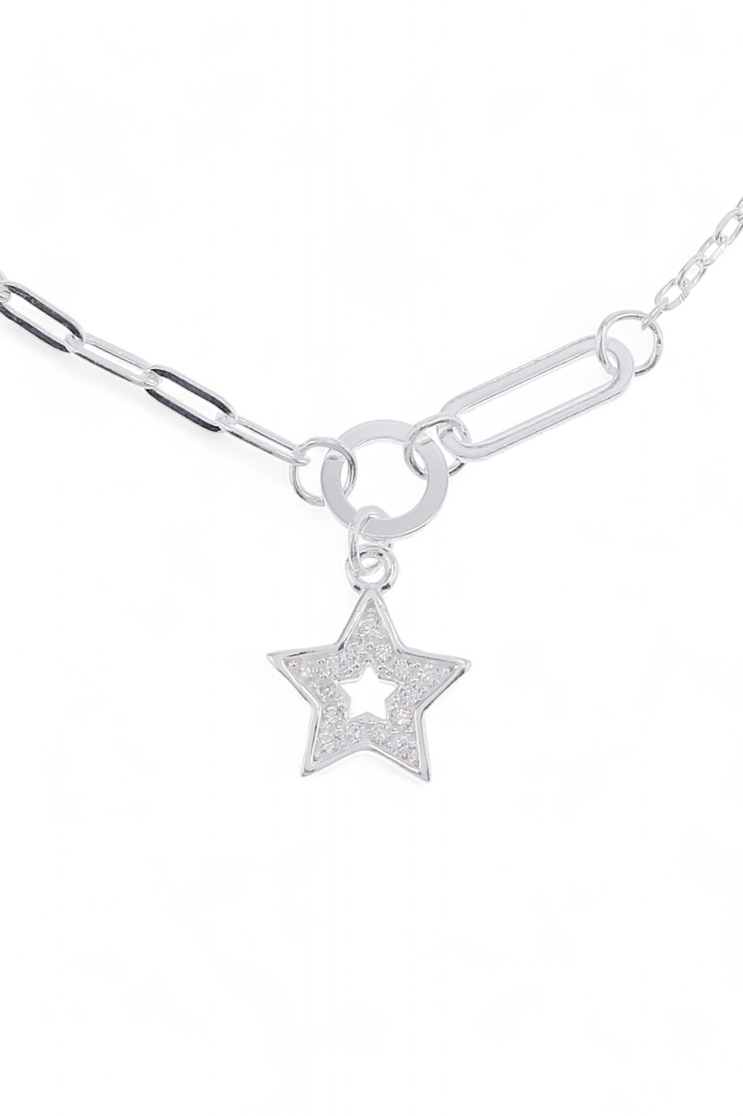 Pulsera Plata Stars