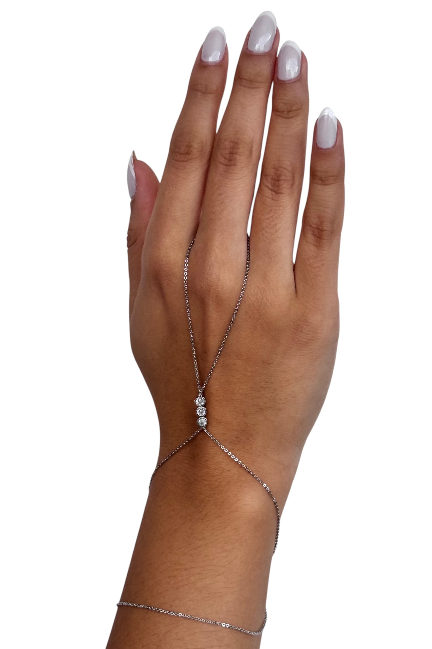 Hand Chain Britta Plateada