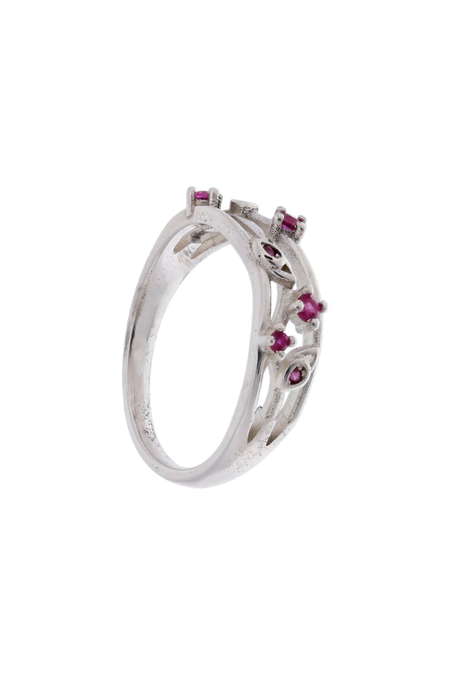 Anillo hilos cruzados