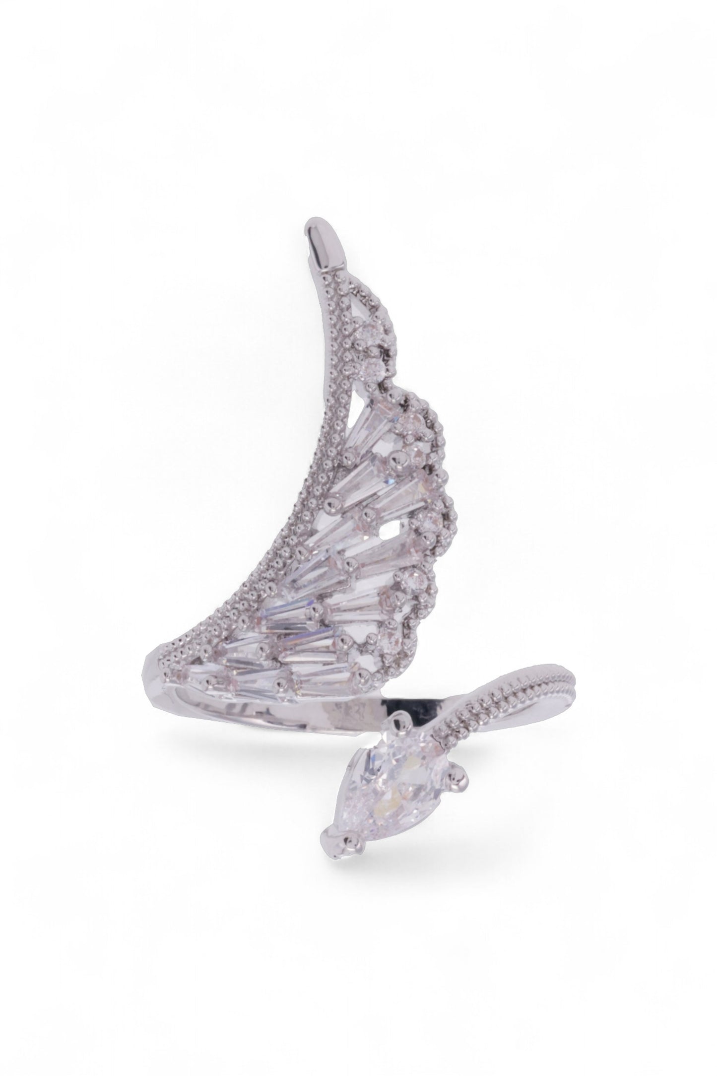 Anillo Ala Plateado