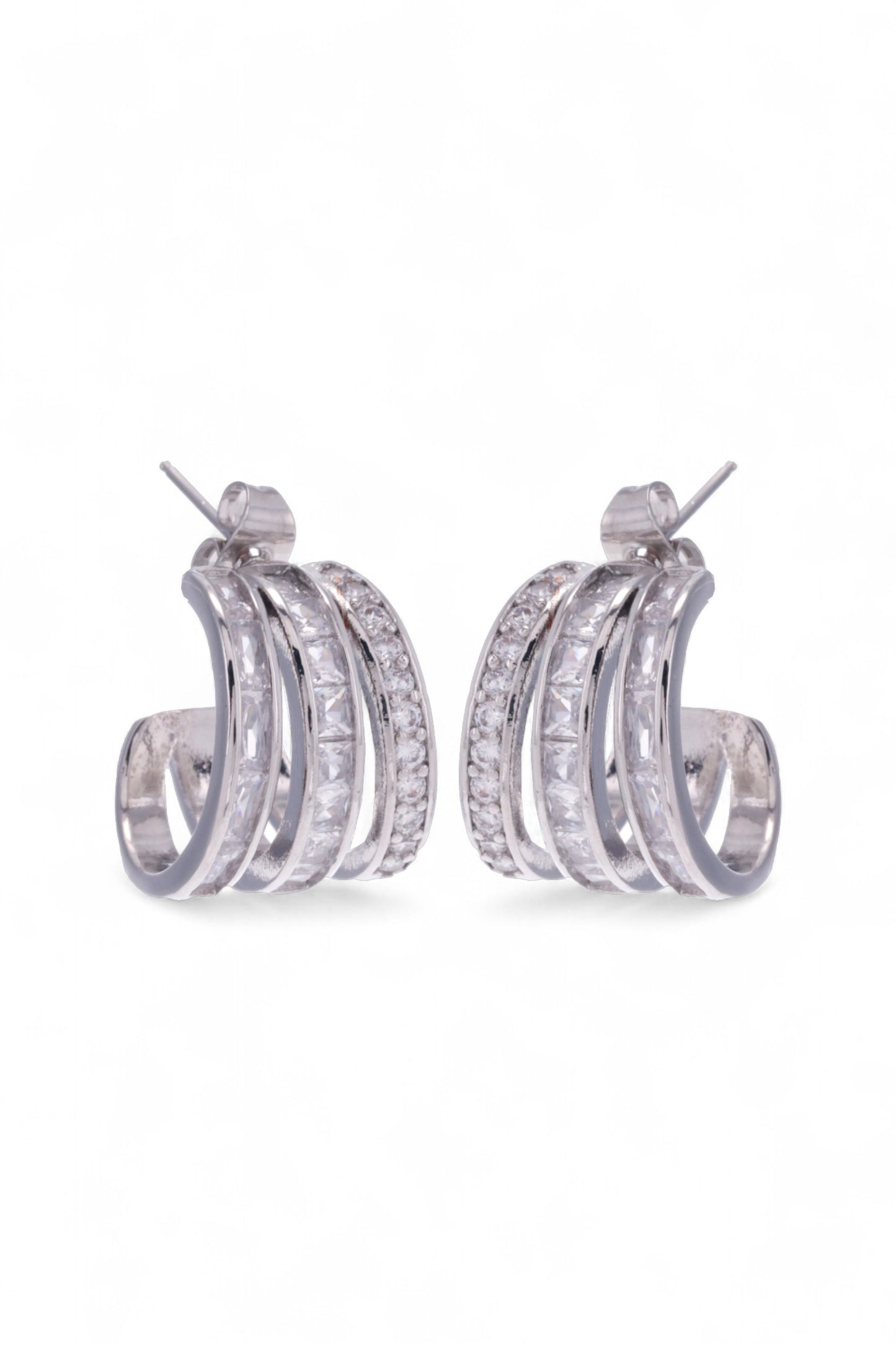 Arete Hannah Plateado