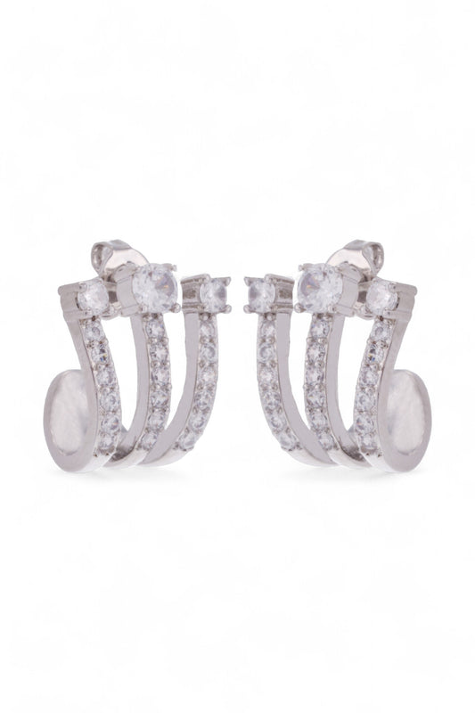 Arete Mara Plateado