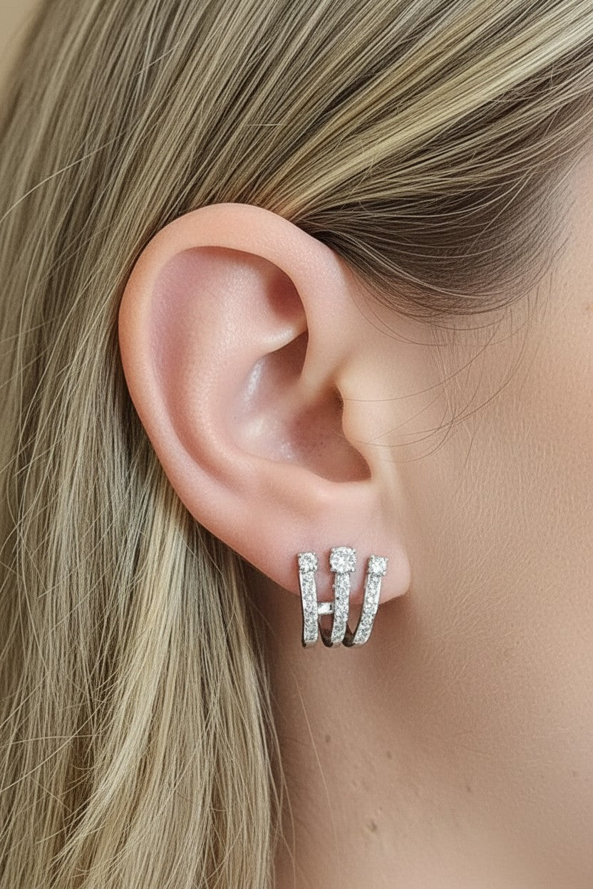 Arete Mara Plateado