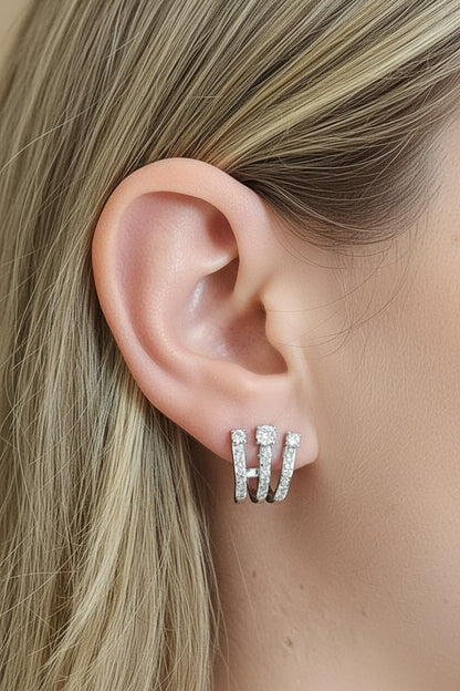 Arete Mara Plateado