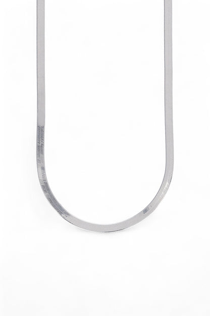 Cadena Plata Plana 45 cm