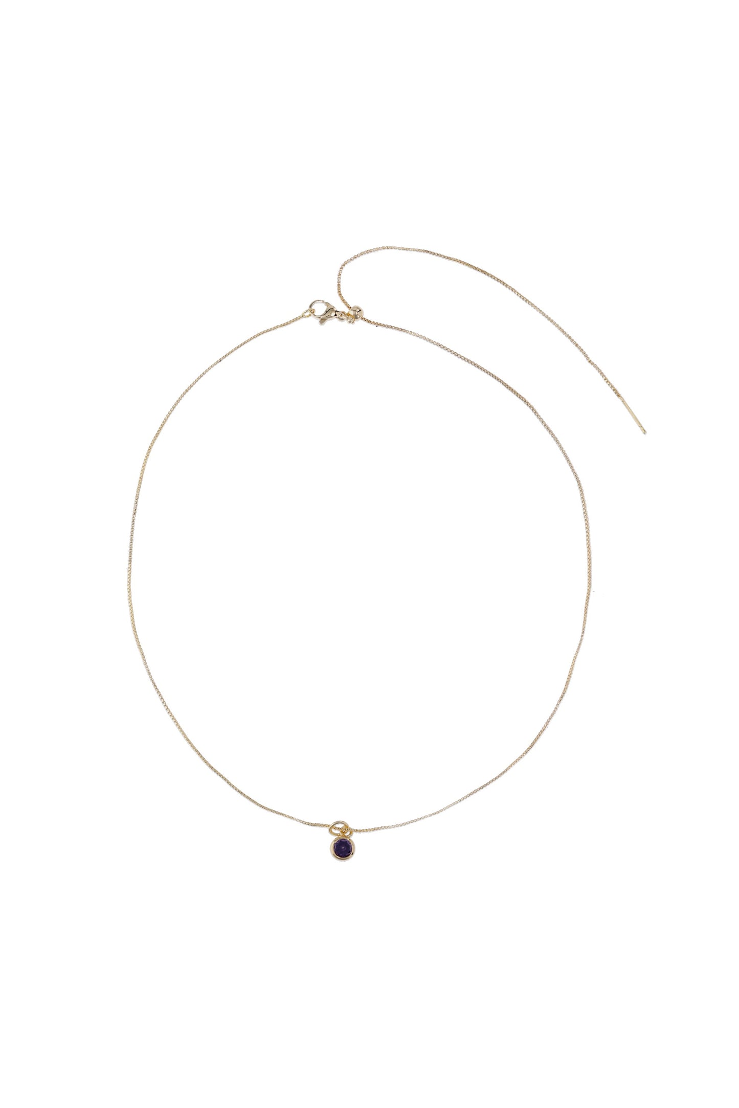 Cadena Punto de Luz Lila