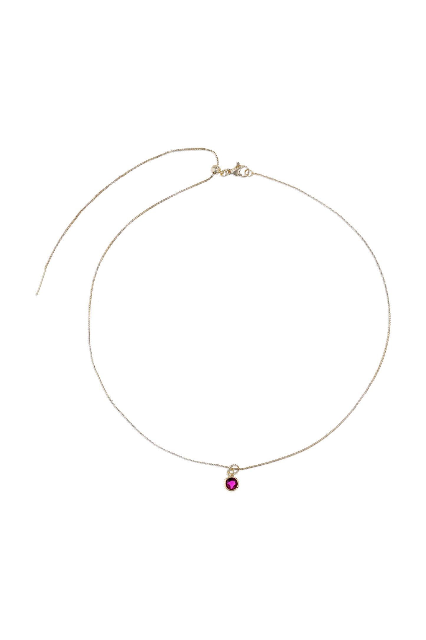 Cadena Punto de Luz Fucsia