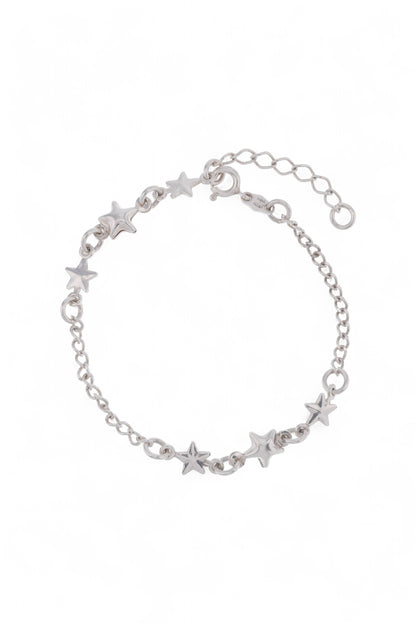 Pulsera Plata Estrellas