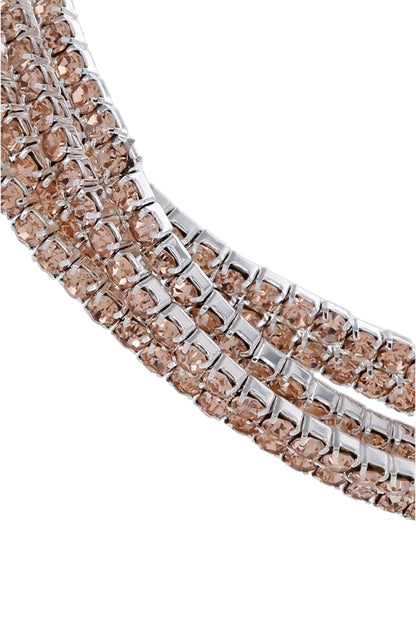 Pulsera Plateada Beige