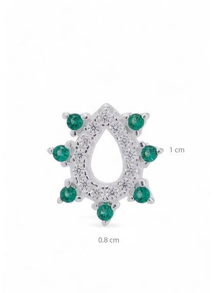 Topo Plata Ginebra Verde