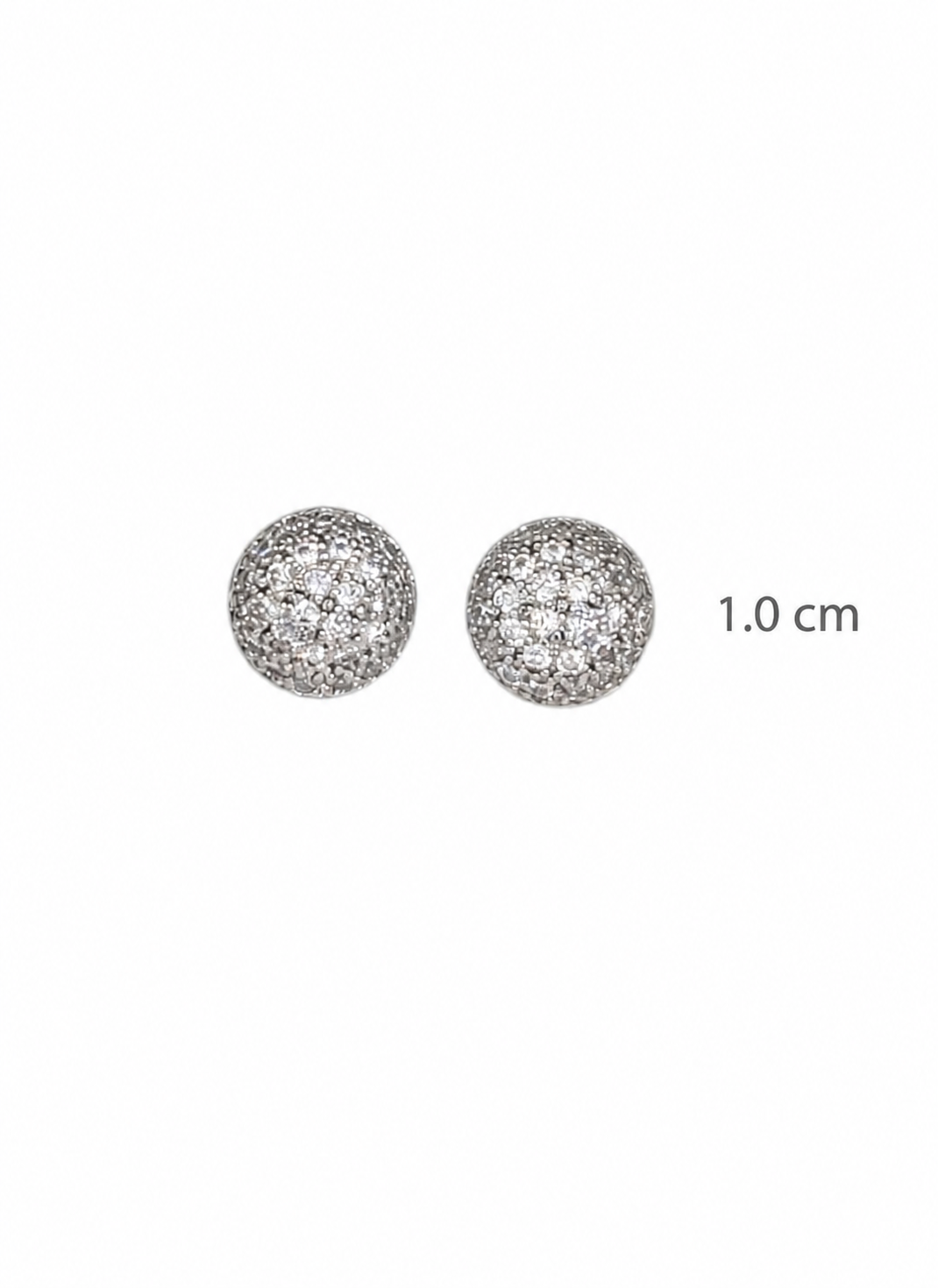 Topo Elpis Grande Plateado medida 1.0 cm con iluminación y escala mejoradas