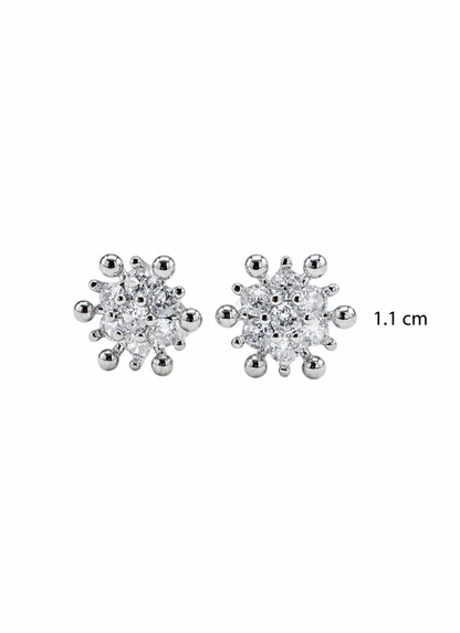 Topo Dolce Plateado medida 1.1 cm con iluminación mejorada