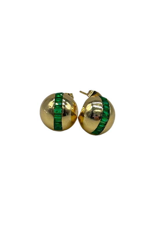 Arete Sara Verde - AMR JoyeriaAretes